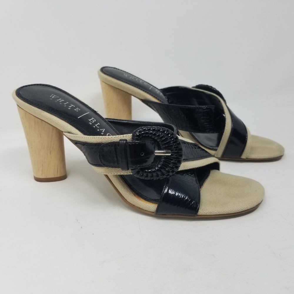 White House Black Market womens heeled sandals